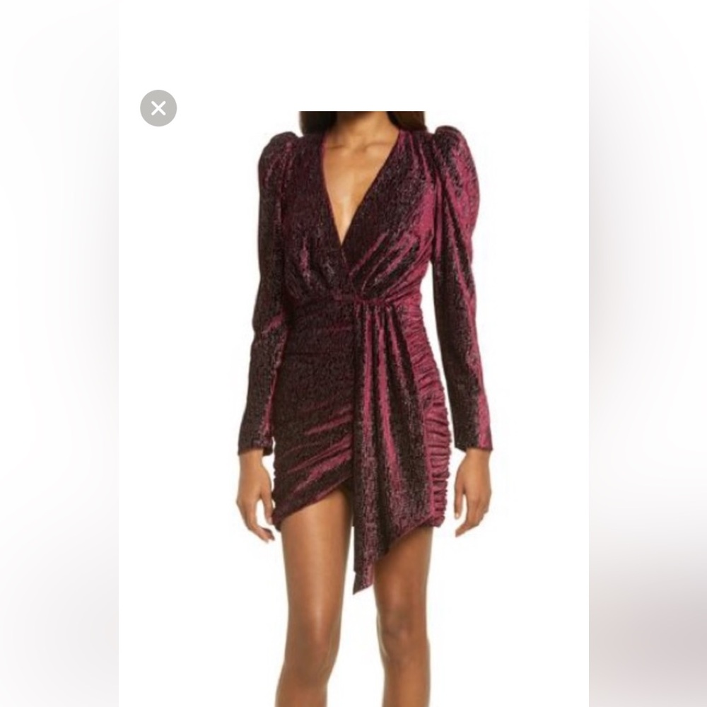 Lavish Alice Diamanté  Long Sleeve Dress